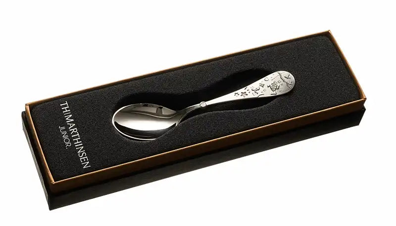 Fiskelycka Baby spoon in sterling silver in gift box