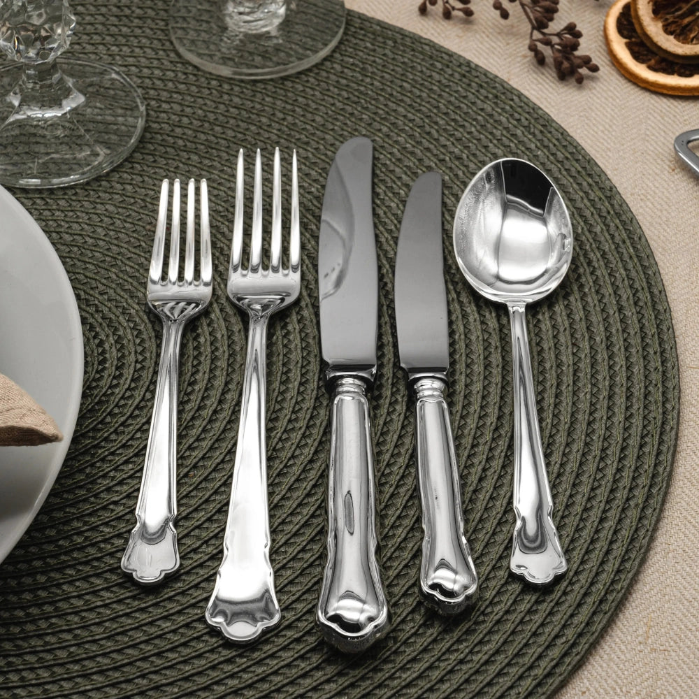 Chippendale Silver Tableware 6 pcs