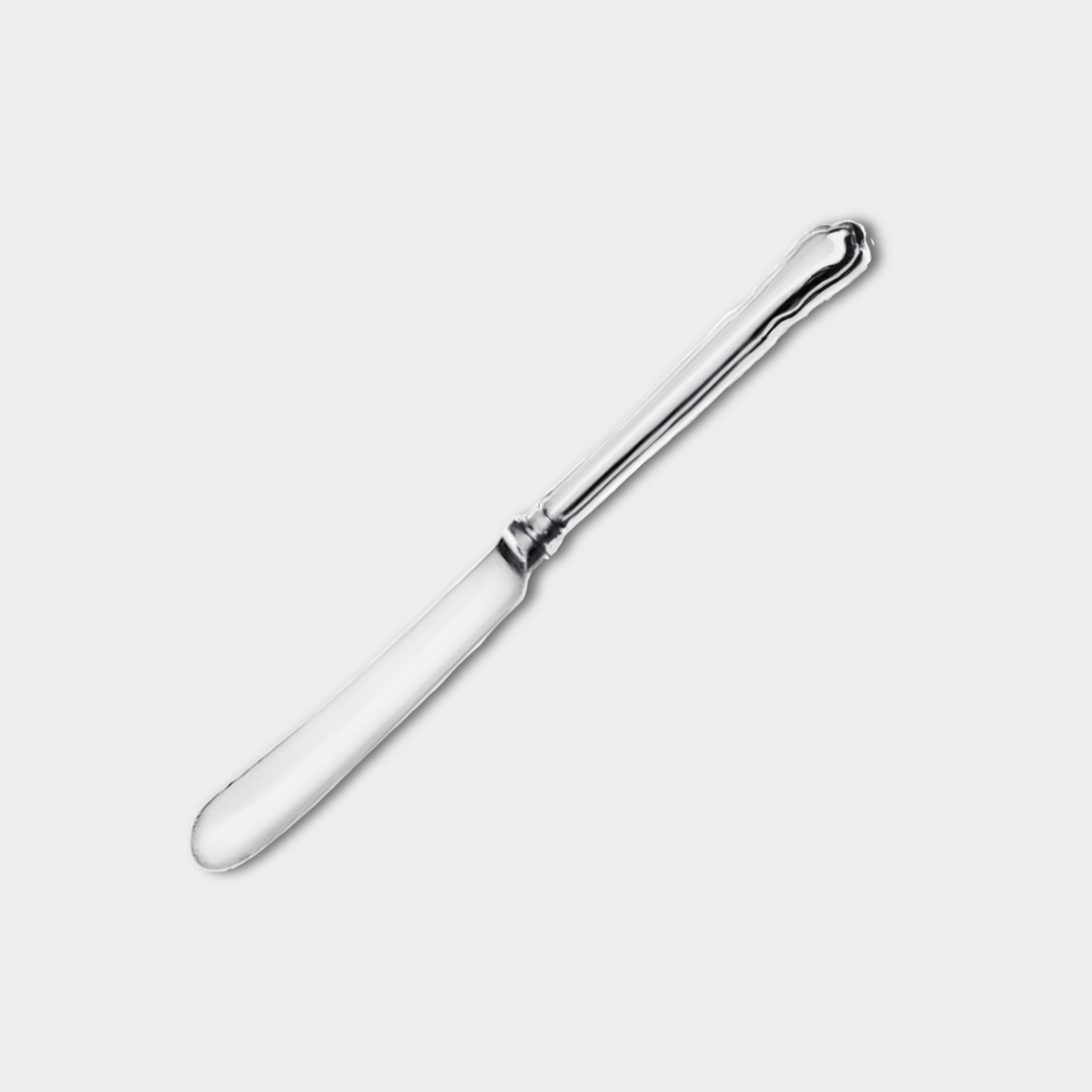 Chippendale smörkniv i äkta silver